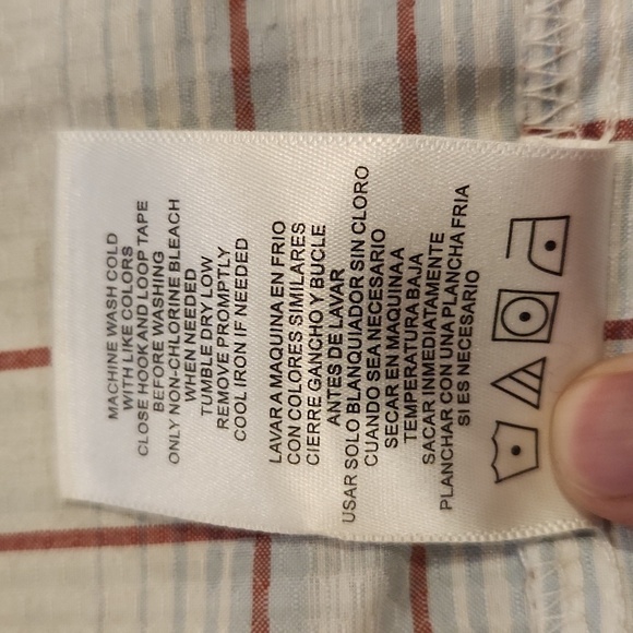 Habit Red White & Blue Plaid SPF 40+ Button-Up Shirt - Picture 11 of 11